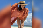 Anushka Sharma clicks her own photos in an orange monokini, see pics